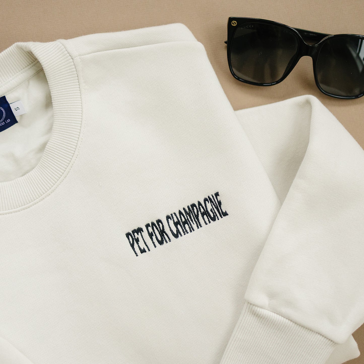 Pet for Champagne Crew